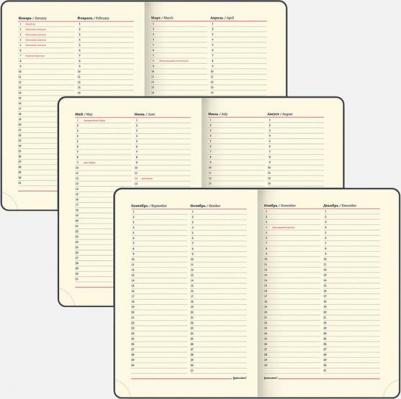 Ежедневник недатированный А5 138х213 мм "Status" под кожу, 160 л., черный, 113361 – фото 5