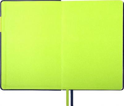 Ежедневник недатированный A5 "AIM", под кожу, 136 листов, темно-синий – фото 15