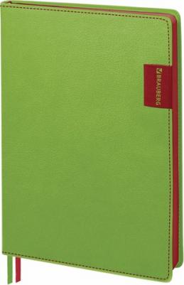 Ежедневник недатированный A5 "AIM", под кожу, 136 листов, желтый – фото 10