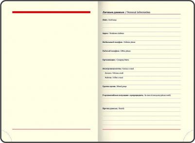 Ежедневник недатированный большой формат 210х297 мм А4, "Iguana", под кожу, 160 л., черный,114452 – фото 11