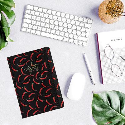 Ежедневник недатированный с резинкой А5, твердый, 128 л., "Spicy", 114560 – фото 2