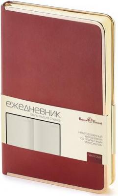 Ежедневник недатированный А5+ "Chelsea" бордовый – фото 2