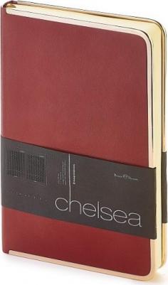 Ежедневник недатированный А5+ "Chelsea" бордовый – фото 3