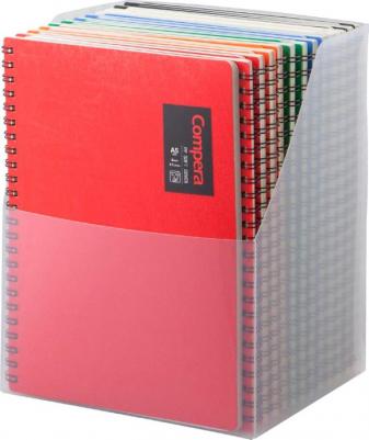 Блокнот на пружине A5 в линейку 50 листов Compera Original, обложка красная – фото 6