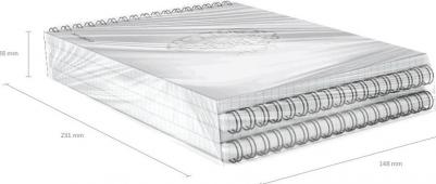 Блокнот на спирали Life Style, А5, 80 листов, клетка – фото 3