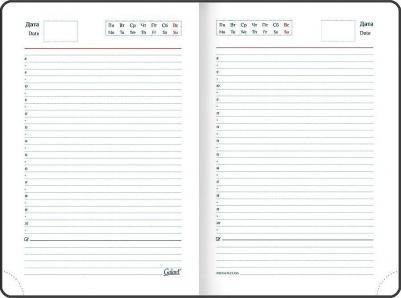 Ежедневник недатированный А5 148х218 мм "Ritter", под кожу, 160 л., коричневый, 114466 – фото 4