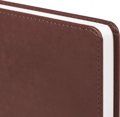 Ежедневник недатированный А5 148х218 мм "Ritter", под кожу, 160 л., коричневый, 114466 – фото 8