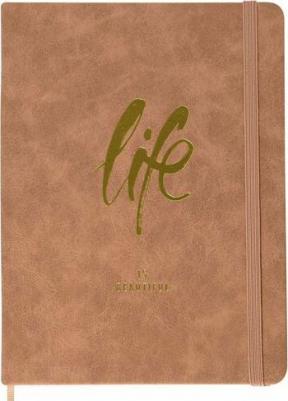 Ежедневник A5, недатированный "Chic", 96 листов, пыльно-розовый, ляссе, резинка, линия – фото 3