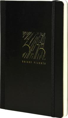 Ежедневник, A5, недатированный, " Graphite", 96 листов, черная с тиснением фольгой – фото 2