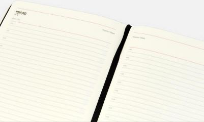 Ежедневник Classy, А5, 96 листов, черный, линия – фото 4