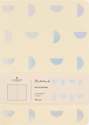 Записная книжка A6, 14 х 20 см, 128 листов, в точку, белый