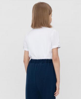 Блузка детская 222BBGS22060200 цв.белый р.152 – фото 2