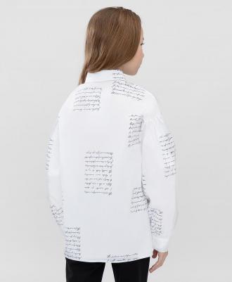 Блузка детская 222BBGS22110225 цв. белый р. 158 – фото 7