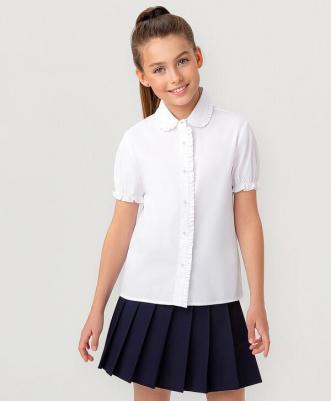 Блузка классическая белая (164)