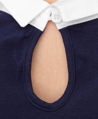 Блузка темно-синяя (164) – фото 1