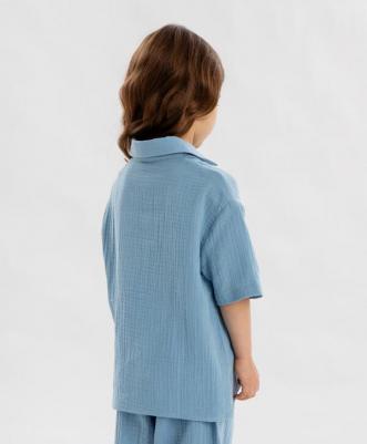 Рубашка 124BBGMC22011800, голубой, 98 – фото 5