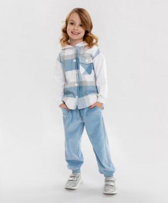 Рубашка 124BBGMC40040002, голубой, 104 – фото 5