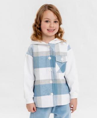 Рубашка 124BBGMC40040002, голубой, 116