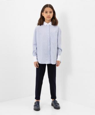 Блузка детская 200GSGC2205 цв.голубой р.122