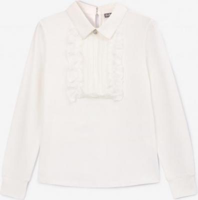 Блузка трикотажная белая (164) – фото 1