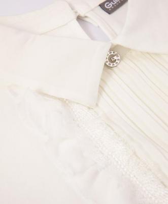 Блузка трикотажная белая (164) – фото 9