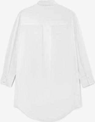 Блузка удлинённая белая для девочки, 146, 224GSGJC2203 – фото 4