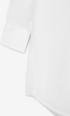 Блузка удлинённая белая для девочки, 158, 224GSGJC2203 – фото 5