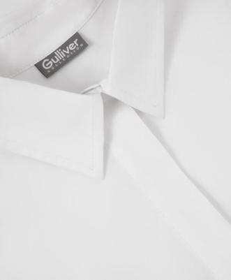 Блузка удлинённая белая для девочки, 170, 224GSGJC2203 – фото 3