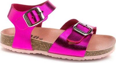 Детские сандалии из переработанных материалов с пряжкой, розовый