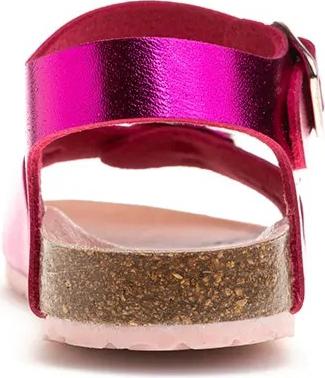 Детские сандалии из переработанных материалов с пряжкой, розовый – фото 14