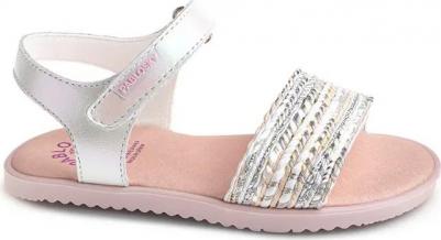 Сандалии кожаные для девочек с застежкой-липучкой, розовый 8445543514898 – фото 10