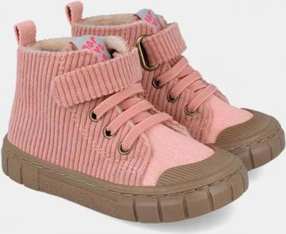 Детские ботинки, учитывающие естественный рост стопы, с шнуровкой-липучкой, розовый – фото 2