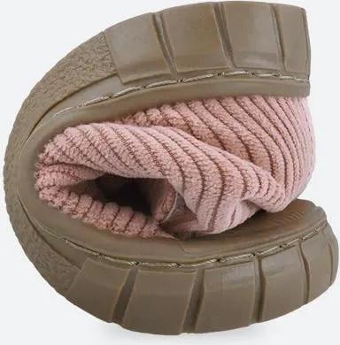 Детские ботинки, учитывающие естественный рост стопы, с шнуровкой-липучкой, розовый – фото 4