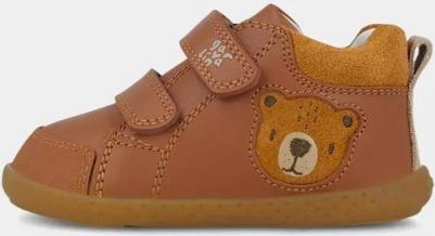 Детские ботиночки из натуральной кожи, поддерживающие естественное развитие стопы, темно-синий – фото 3