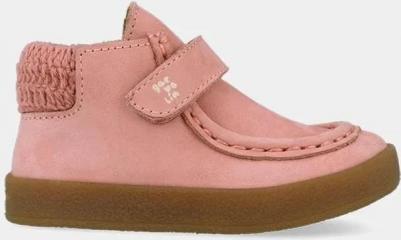 Детские ботиночки на липучках с дышащим материалом, темно-синий