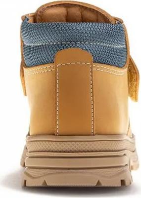 Детские ботинки из лидер-тек с липучкой, коричневый – фото 5