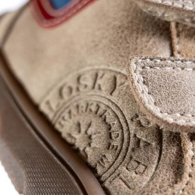 Детские ботинки на липучках, коричневый – фото 7