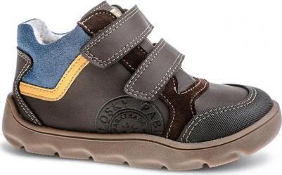 Детские ботинки на липучках, коричневый