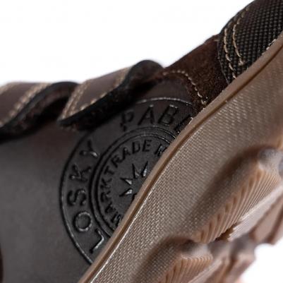 Детские ботинки на липучках, коричневый – фото 13