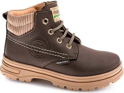 Детские ботинки на молнии, желтый