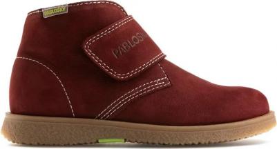 Детские кожаные ботинки на липучках, коричневый – фото 7