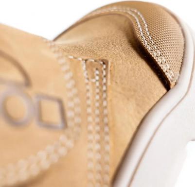 Детские кожаные ботиночки на липучках, коричневый – фото 7