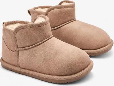 Детские ботинки B&W с низким берцем Goflex с внутренней подкладкой, светло-коричневый – фото 4