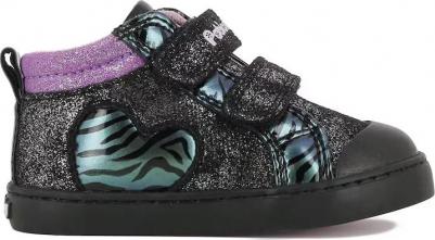 Ботинки для девочек с двойной застежкой-липучкой, серебряный – фото 2