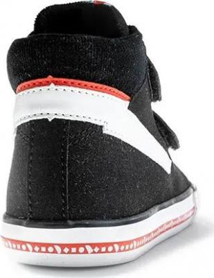 Детские ботиночки текстильные на липучках, черный – фото 5