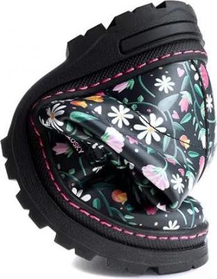 Детские ботиночки текстильные на молнии, красный/черный – фото 7