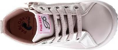 Детские ботиночки текстильные на молнии, розовый 8445543600058 – фото 1