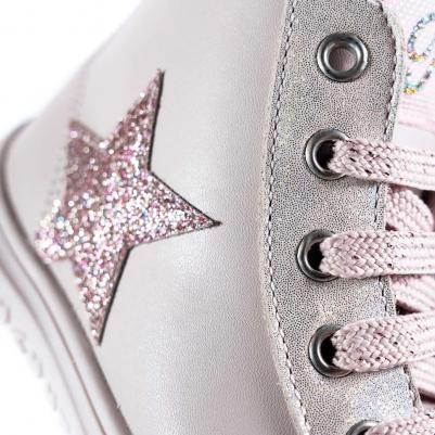 Детские ботиночки текстильные на молнии, розовый 8445543600058 – фото 10