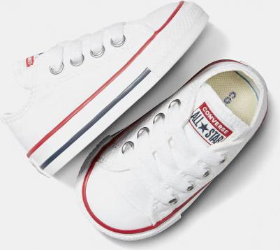 Chuck Taylor All Star Low Canvas повседневные кеды для малышей/малышей, розовый – фото 9