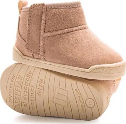 Детские кожаные ботинки с безопасной подошвой, коричневый – фото 5